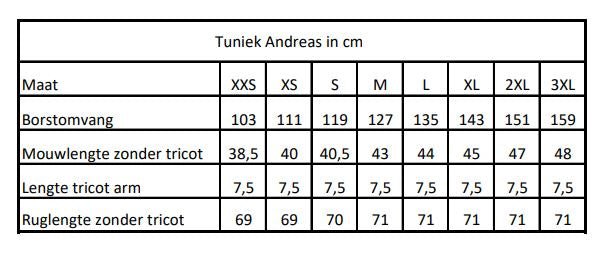 Túnica de circulación de quirófano Andreas verde